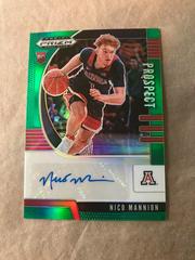 Nico Mannion [Green Prizm] Basketball Cards 2020 Panini Prizm Draft Picks Autographs Prices