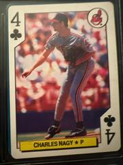Charles Nagy [4 of Clubs] Baseball Cards 1992 U.S. Playing Card All Stars Prices