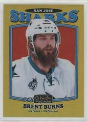 Brent Burns [Rainbow Gold] Hockey Cards 2016 O-Pee-Chee Platinum Retro Prices
