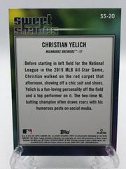 Back Of Card | Christian Yelich Baseball Cards 2022 Topps Sweet Shades