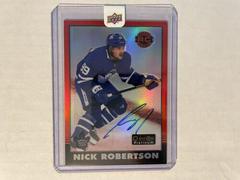 Nick Robertson [Red Autograph] #R-100 Hockey Cards 2020 O Pee Chee Platinum Retro Prices