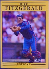 Mike Fitzgerald #229 Baseball Cards 1991 Fleer Prices