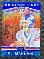 Eli Manning [Blue] #10 Football Cards 2017 Panini Donruss Optic Gridiron Kings Prices