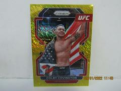 Colby Covington [Gold Shimmer] #121 Ufc Cards 2022 Panini Prizm UFC Prices