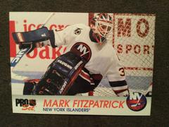 Mark Fitzpatrick #107 Hockey Cards 1992 Pro Set Prices