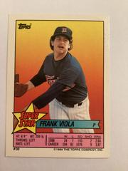 Frank Viola Baseball Cards 1989 Topps Stickercards Blank Back Prices