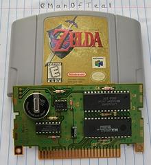 Cartridge And Motherboard  | Zelda Ocarina of Time Nintendo 64