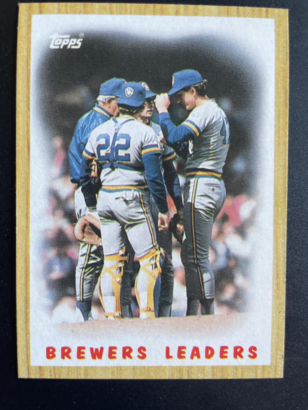 Brewers Leaders Ungraded 1987 Topps
