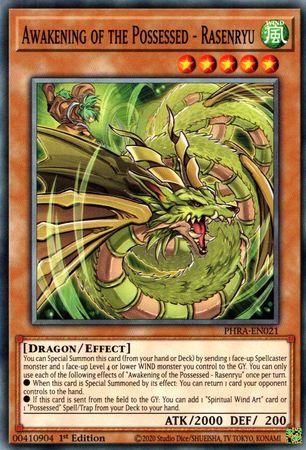 Awakening of the Possessed - Rasenryu [1st Edition] PHRA-EN021 YuGiOh Phantom Rage