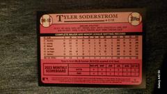 Back  | Tyler Soderstrom Baseball Cards 2024 Topps 1989