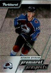Bowen Byram Hockey Cards 2020 Parkhurst Prominent Prospects Prices