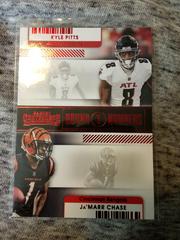 Kyle Pitts/Ja'Marr Chase [ruby] #RN-KPI Football Cards 2021 Panini Contenders Round Numbers Dual Prices