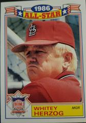 Whitey Herzog Baseball Cards 1987 Topps All Star 22 Prices