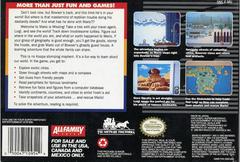 Back Cover | Mario is Missing Super Nintendo