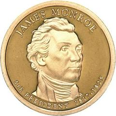 2008 S [JAMES MONROE PROOF] Coins Presidential Dollar Prices