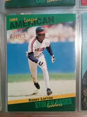Kenny Lofton Baseball Cards 1993 Score Select Stat Leaders Prices