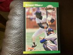 Ernest Riles #50 Baseball Cards 1989 Donruss Baseball's Best Prices