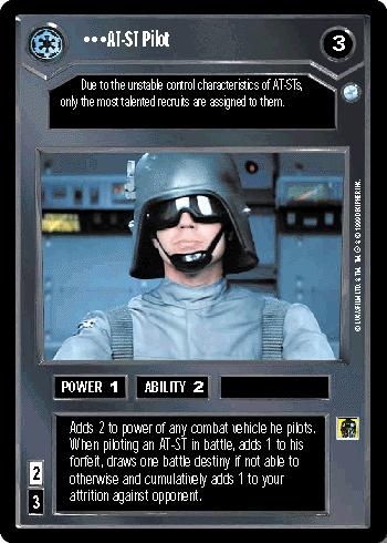 AT-ST Pilot [Limited] Star Wars CCG Endor