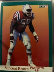 Vincent Brown Football Cards 1991 Fleer Prices