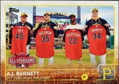 A.J. Burnett #US343 Baseball Cards 2015 Topps Update Prices