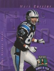 Mark Carrier #83 Football Cards 1997 Playoff 1st & 10 Prices