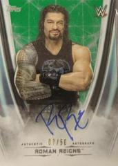 Roman Reigns [Green] Wrestling Cards 2020 Topps WWE Undisputed Autographs Prices