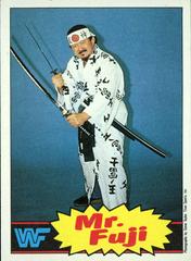 Mr. Fuji Wrestling Cards 1985 Topps WWF Prices