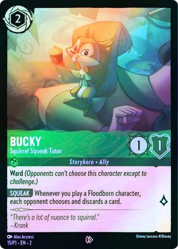 Bucky - Squirrel Squeak Tutor #15 Lorcana Promo