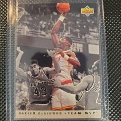 Hakeem Olajuwon Basketball Cards 1992 Upper Deck Team MVP's Prices