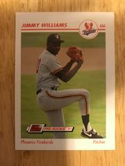 Jimmy Williams #396 Baseball Cards 1991 Impel Line Drive Prices