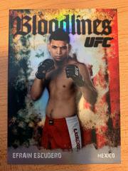 Efrain Escudero #BL-3 Ufc Cards 2009 Topps UFC Round 2 Bloodlines Prices