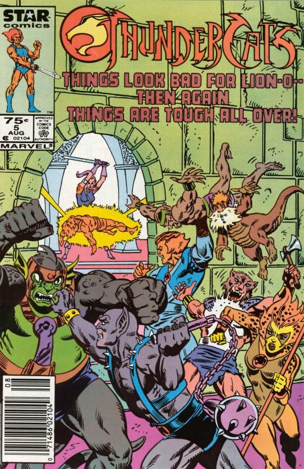 Thundercats [Newsstand] #5 (1986) Comic Books Thundercats