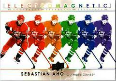 Sebastian Aho [Gold] Hockey Cards 2021 Upper Deck Electromagnetic Prices
