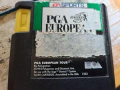 Cartridge - Front (Label Ripped) | PGA European Tour Sega Genesis