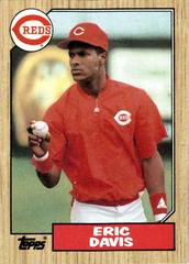 Eric Davis #412 Baseball Cards 1987 Topps Prices