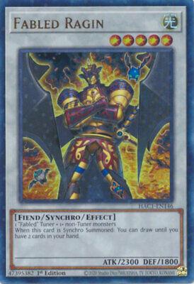 Fabled Ragin [1st Edition] HAC1-EN146 YuGiOh Hidden Arsenal: Chapter 1