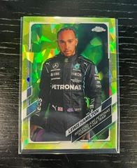 Lewis Hamilton [Sapphire Chartreuse] #1 Racing Cards 2021 Topps Chrome Formula 1 Prices