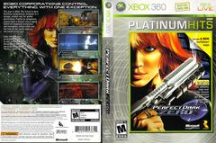 Cover Scan By Canadian Brick Cafe | Perfect Dark Zero [Platinum Hits] Xbox 360