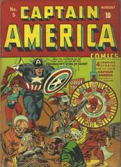 Captain America #5 (1941) Comic Books Captain America Prices