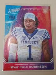 Wan'Dale Robinson #RP-20 Football Cards 2022 Panini Prestige Rookie Portraits Prices