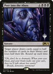 Peer into the Abyss [Stamped] #117 Magic Core Set 2021 Prices