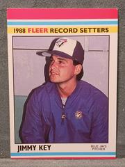 Jimmy Key #22 Baseball Cards 1988 Fleer Record Setters Prices