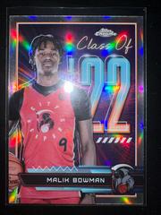 Malik Bowman #CO-4 Basketball Cards 2022 Topps Chrome OTE Overtime Elite Class of Prices