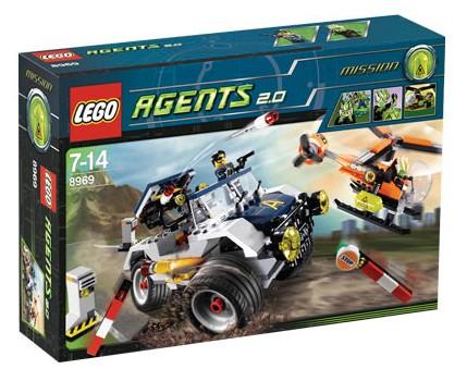 4-Wheeling Pursuit #8969 LEGO Agents