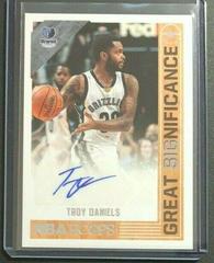 Troy Daniels Basketball Cards 2017 Panini Hoops Great Significance Autographs Prices