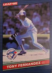 Tony Fernandez #45 Baseball Cards 1986 Leaf Prices