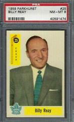 Billy Reay #25 Hockey Cards 1958 Parkhurst Prices