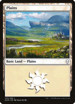 Plains #250 Magic Dominaria