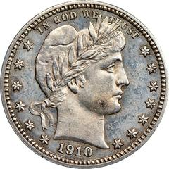 1910 [PROOF] Coins Barber Quarter Prices