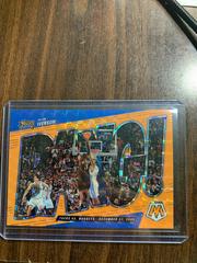 Allen Iverson [Orange Fluorescent] Basketball Cards 2021 Panini Mosaic Bang Prices